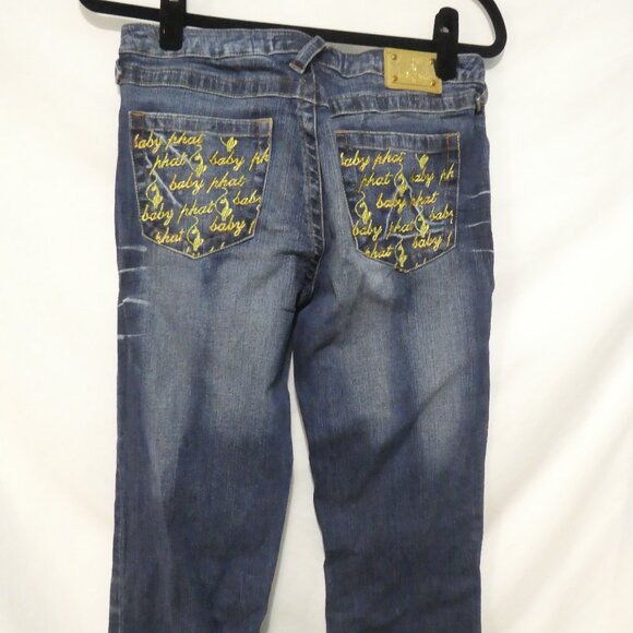 BABY PHAT | size 9 | Classic Blue Straight Leg Jeans - Picture 13 of 16